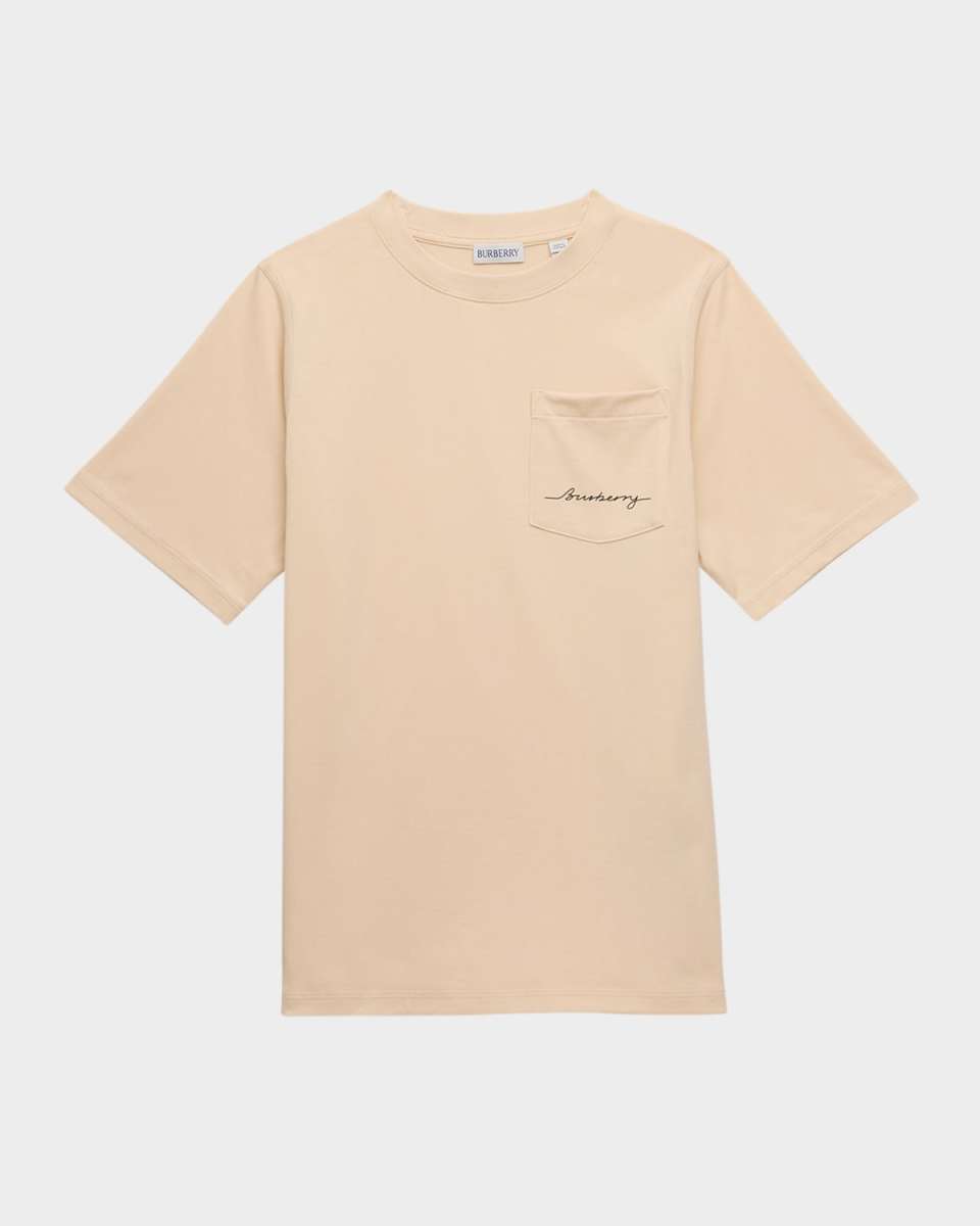 Kid's Cedar Logo Script T-Shirt, Size 3-14